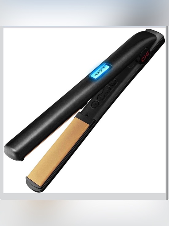 Chi Other - CHI Black Ceramic Flat Iron Hair Straightener with Gold Plates